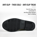 Women's Chelsea Rain Boots Waterproof Slip-On Ankle Booties Non-Slip — product view 6