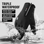 Waterproof Touchscreen Winter Gloves Thermal Zipper Windproof Cycling — product view 5