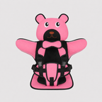 Adjustable Child Travel Booster Seat with Bear Design — product view 3