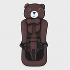 Toddler Booster Seat Cushion Cute Bear Stroller Seat Pad Adjustable Straps — product view 3