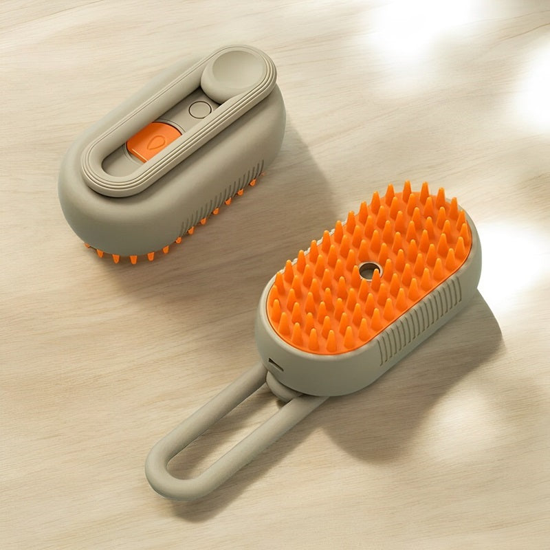 Pet Steam Brush for Cat and Dog Grooming — product view 1