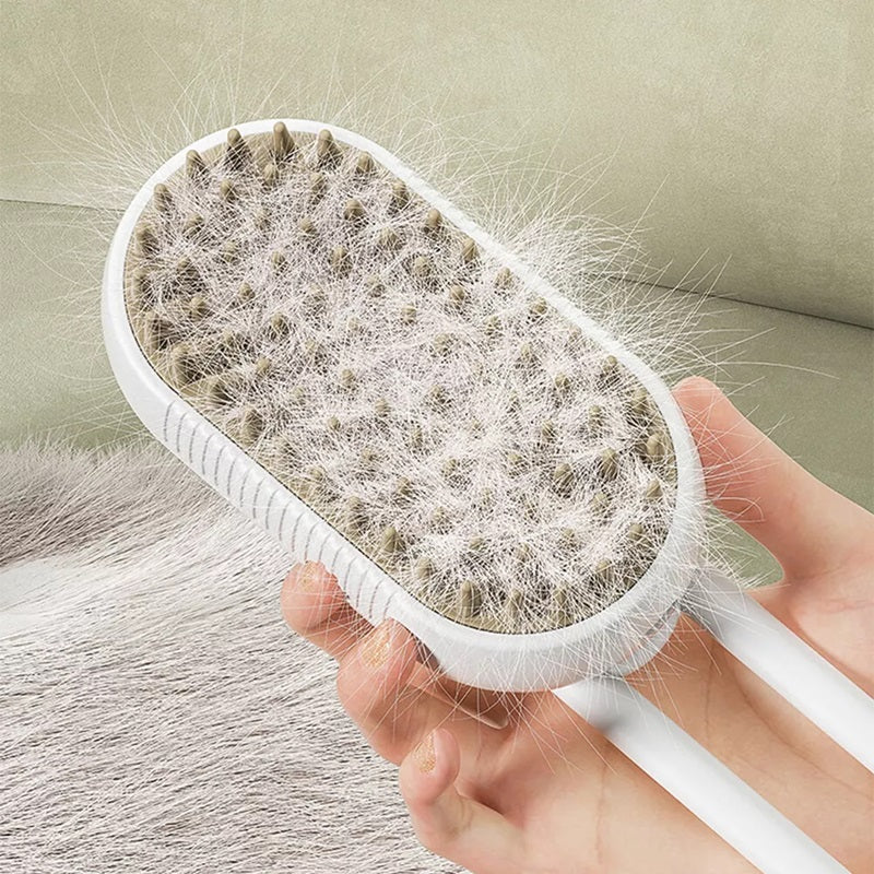 Pet Steam Brush for Cat and Dog Grooming — product view 6