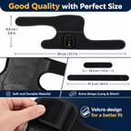 3-in-1 Cordless Knee Heating Pad with Smart Temperature Control — product view 3