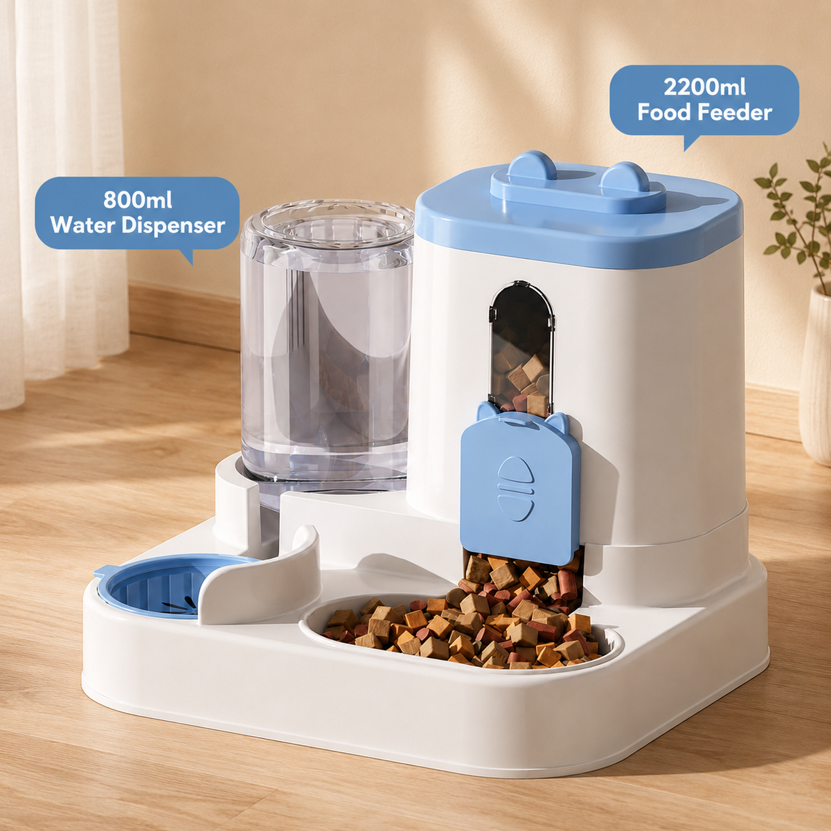Automatic Pet Feeder and Water Dispenser for Dogs and Cats — product view 6