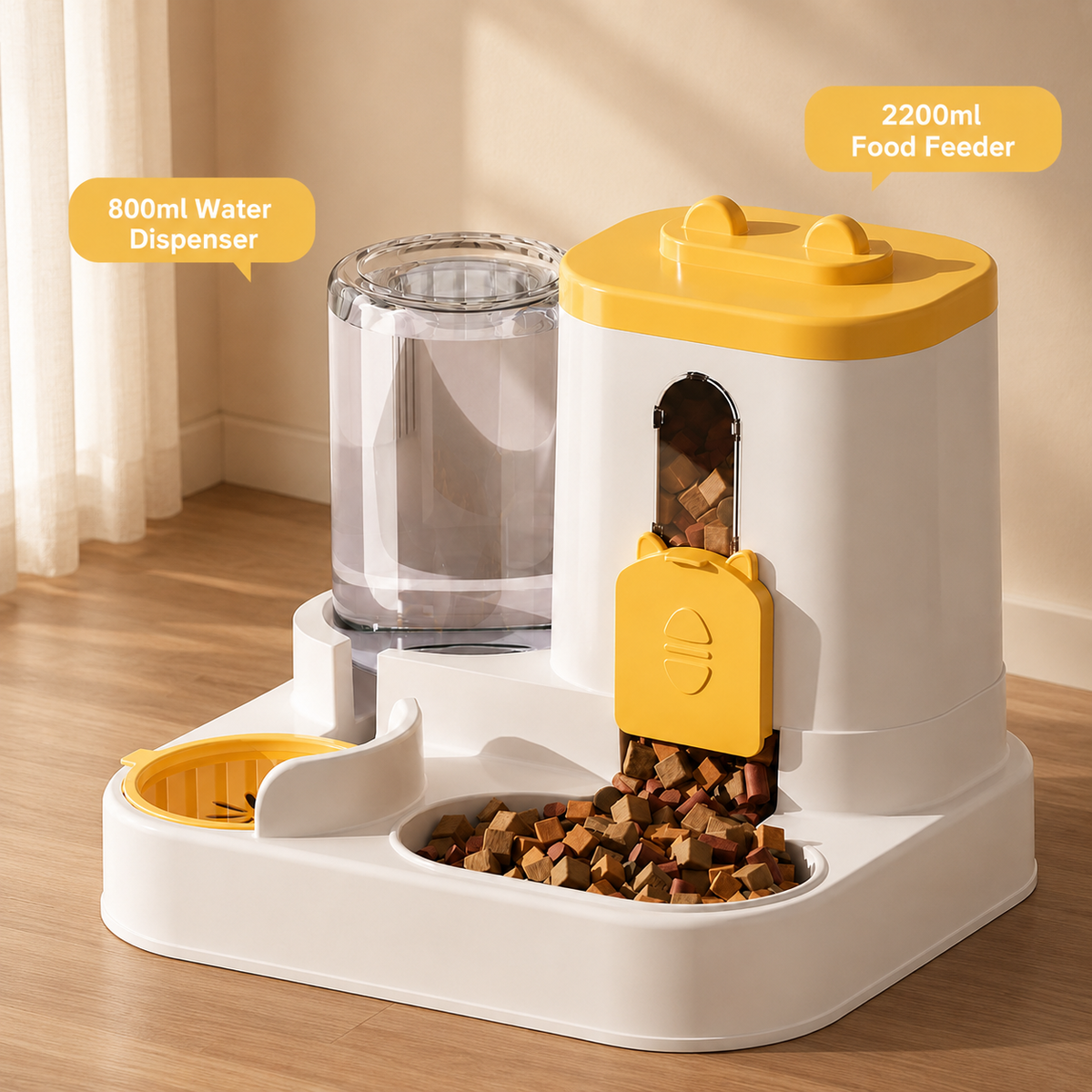 Automatic Pet Feeder and Water Dispenser for Dogs and Cats — product view 7