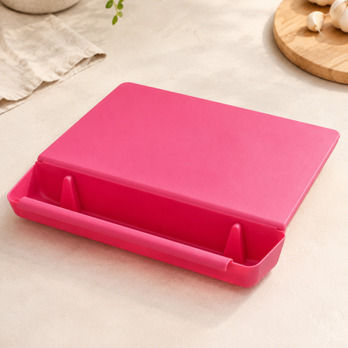 2 in 1 Cutting Board with Container Tray — product view 2
