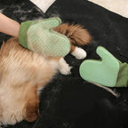 2-in-1 Pet Grooming Gloves for Cats and Dogs — product view 4