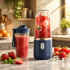 Portable USB Rechargeable Juicer Blender with 2 Cups — product view 2