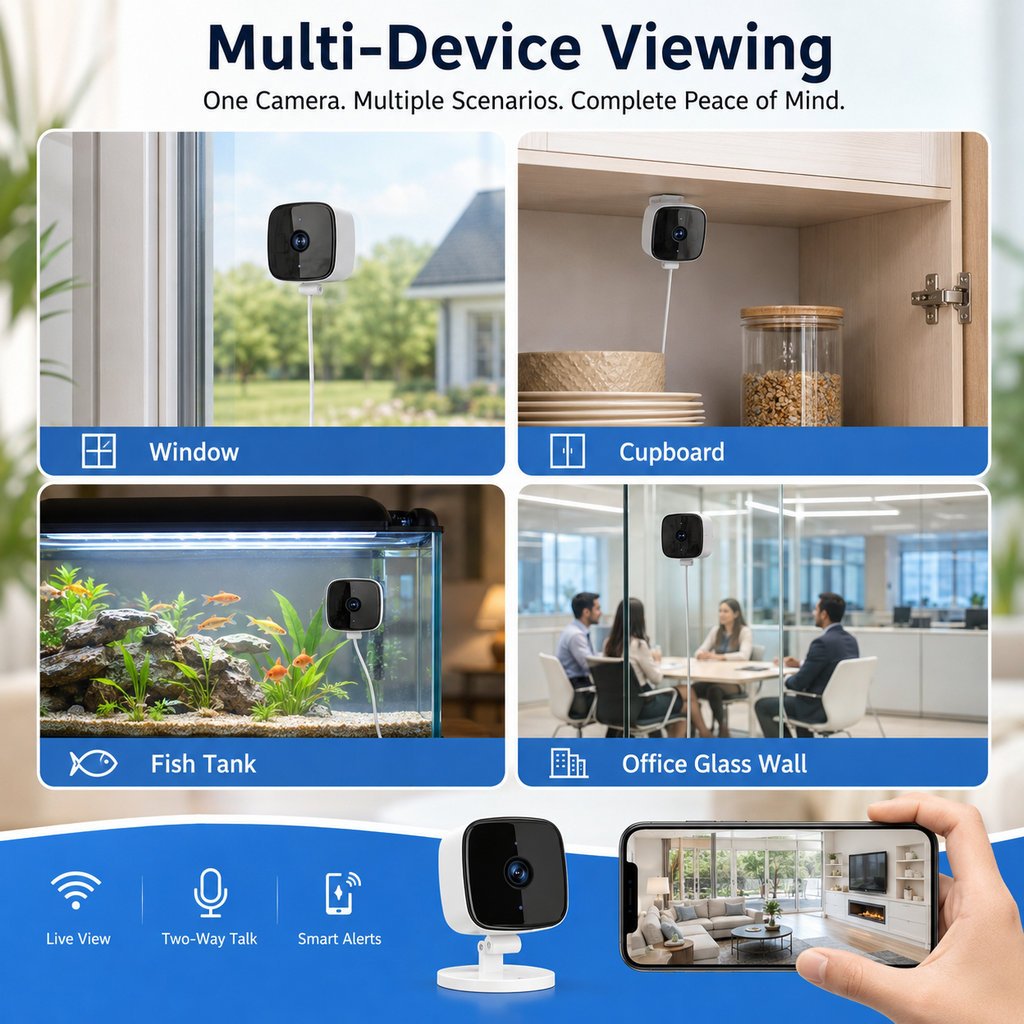 1080P WiFi Window Security Camera with 32GB Card — product view 3