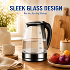 1.8L Electric Glass Kettle with LED Illumination — product view 3