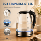 1.8L Electric Glass Kettle with LED Illumination — product view 7