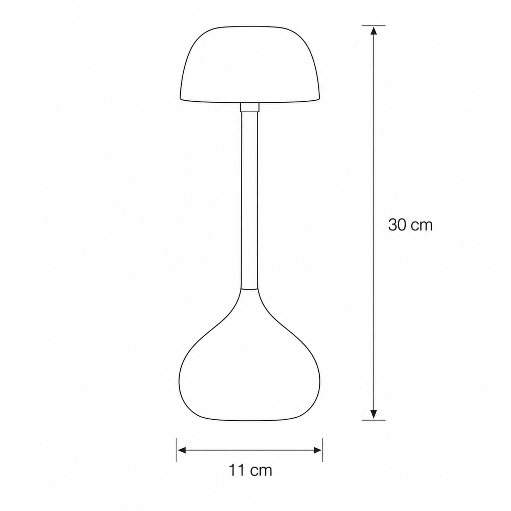 LED Mushroom Desk Lamp — product view 8