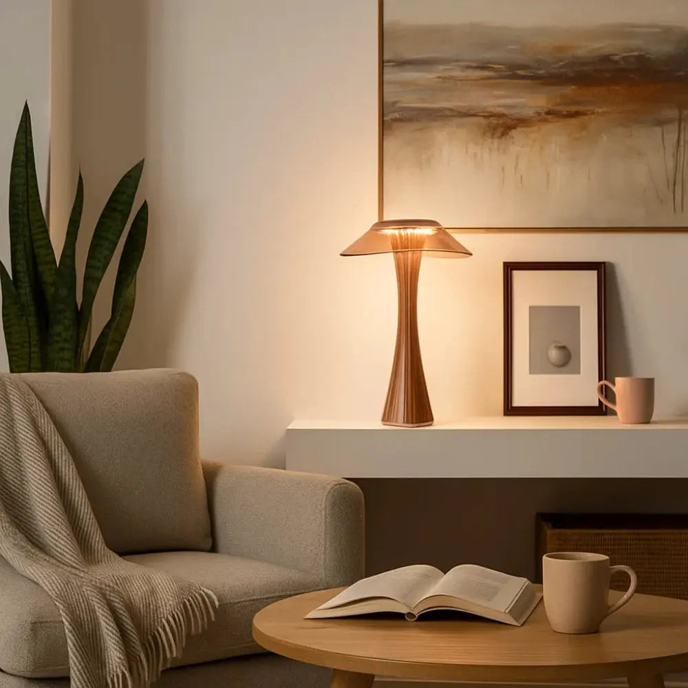 Crystal LED Table Lamp Wireless Glow — product view 5