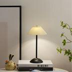 Brass Cone Fabric Table Lamp — product view 13