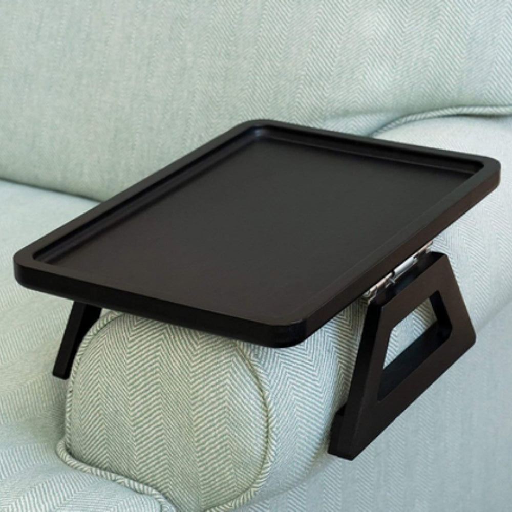 Bamboo Clip-On Armrest Tray Table — product view 3