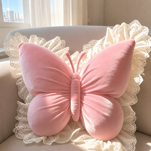 Butterfly Bow Decorative Pillow — product view 1