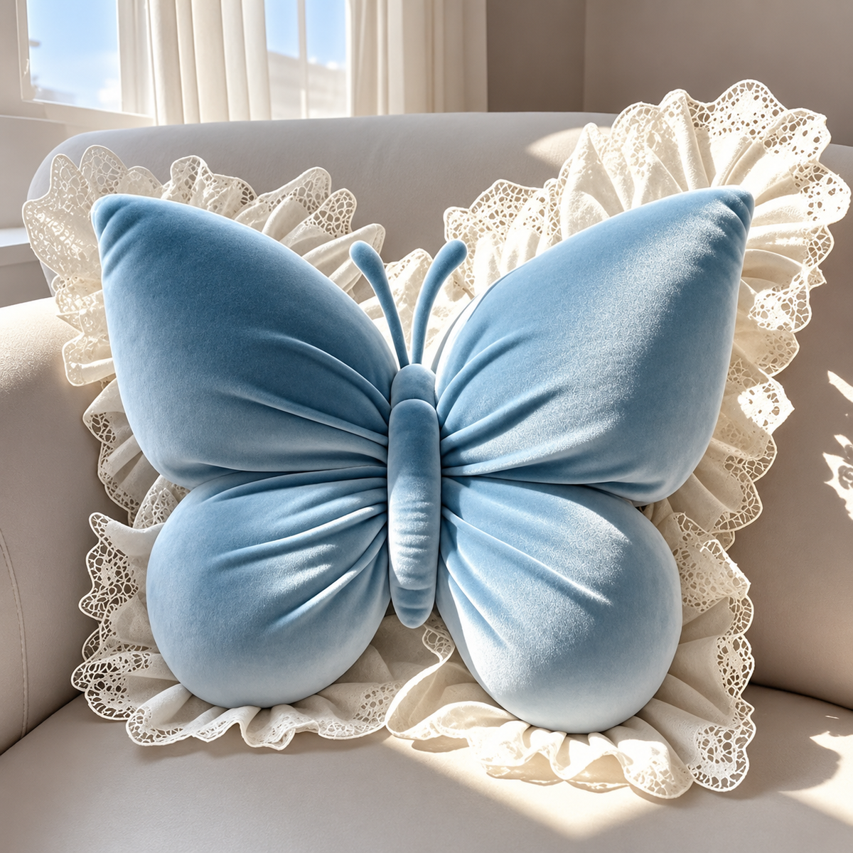 Butterfly Bow Decorative Pillow — product view 3