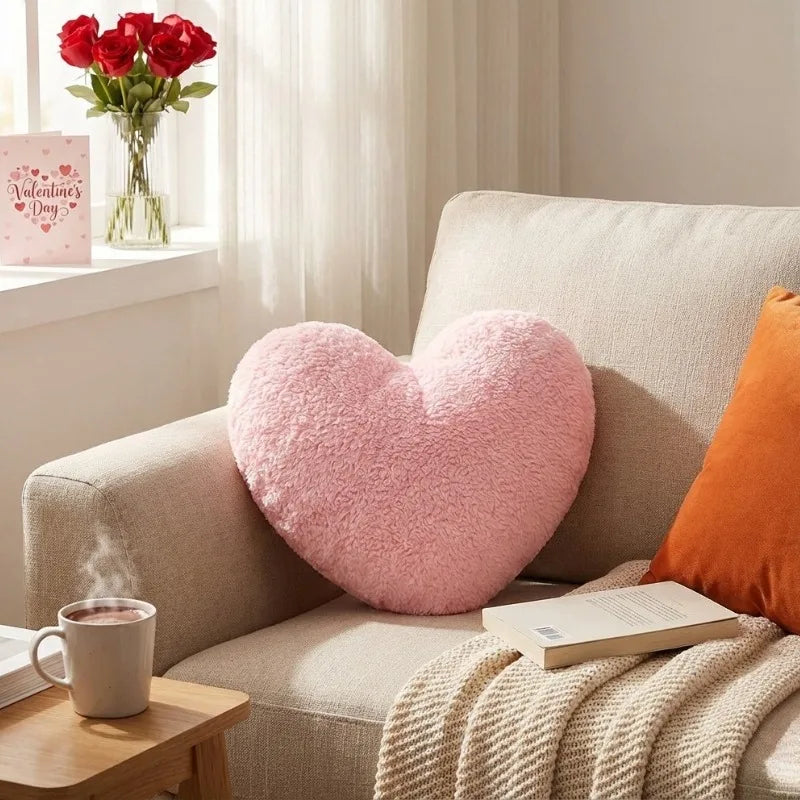 Soft Heart Decorative Pillow — product view 2