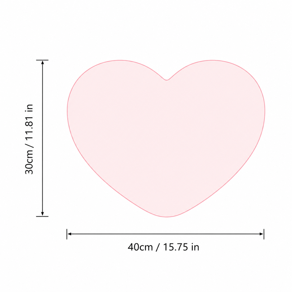 Soft Heart Decorative Pillow — product view 7