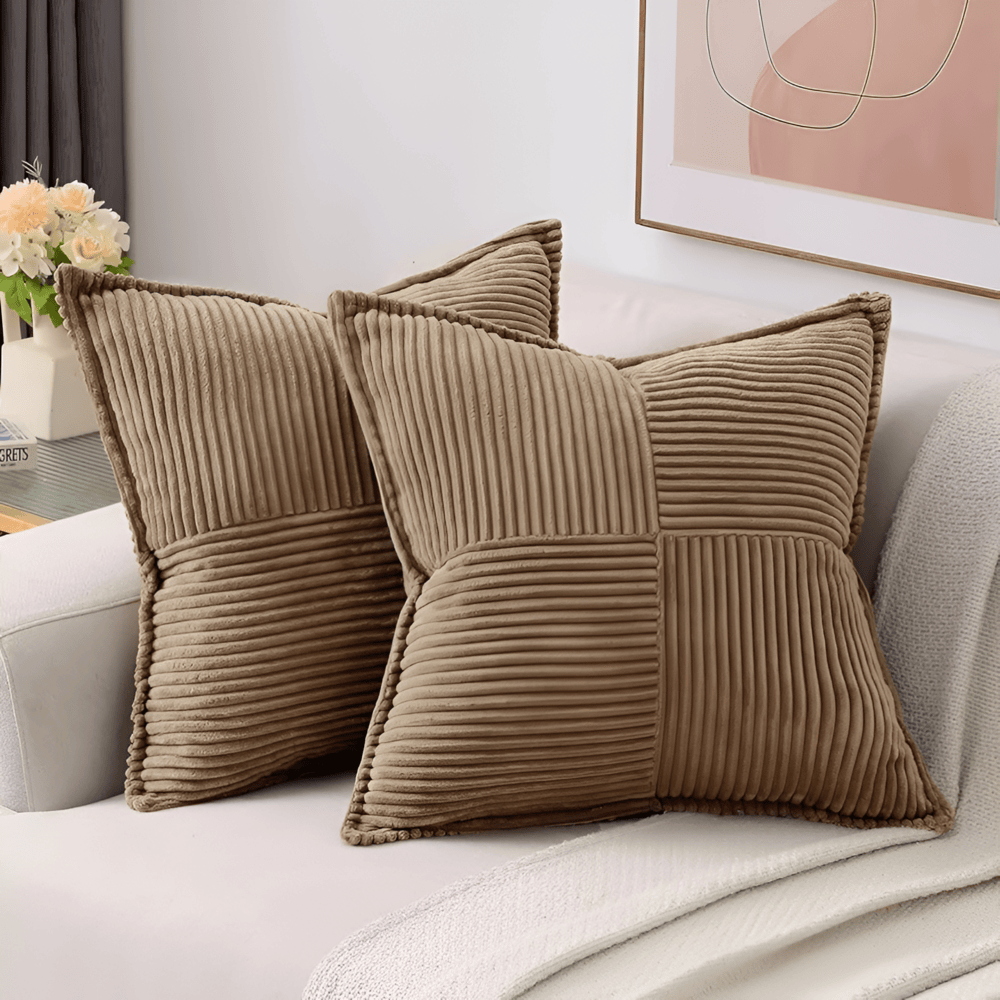 Solid Stain Resistant Cushion Cover — product view 1