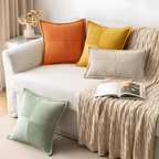 Solid Stain Resistant Cushion Cover — product view 3