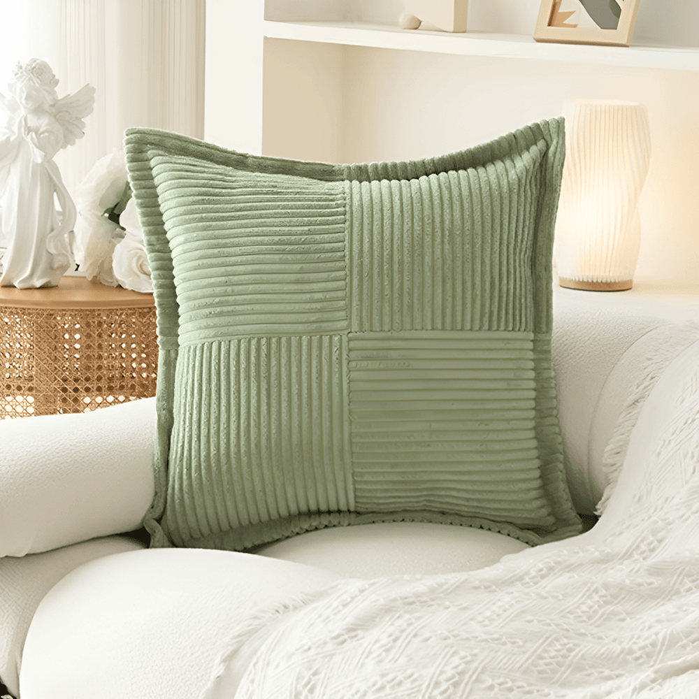 Solid Stain Resistant Cushion Cover — product view 6