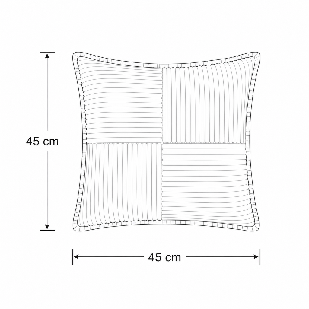 Solid Stain Resistant Cushion Cover — product view 9