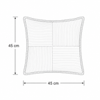 Solid Stain Resistant Cushion Cover — product view 9