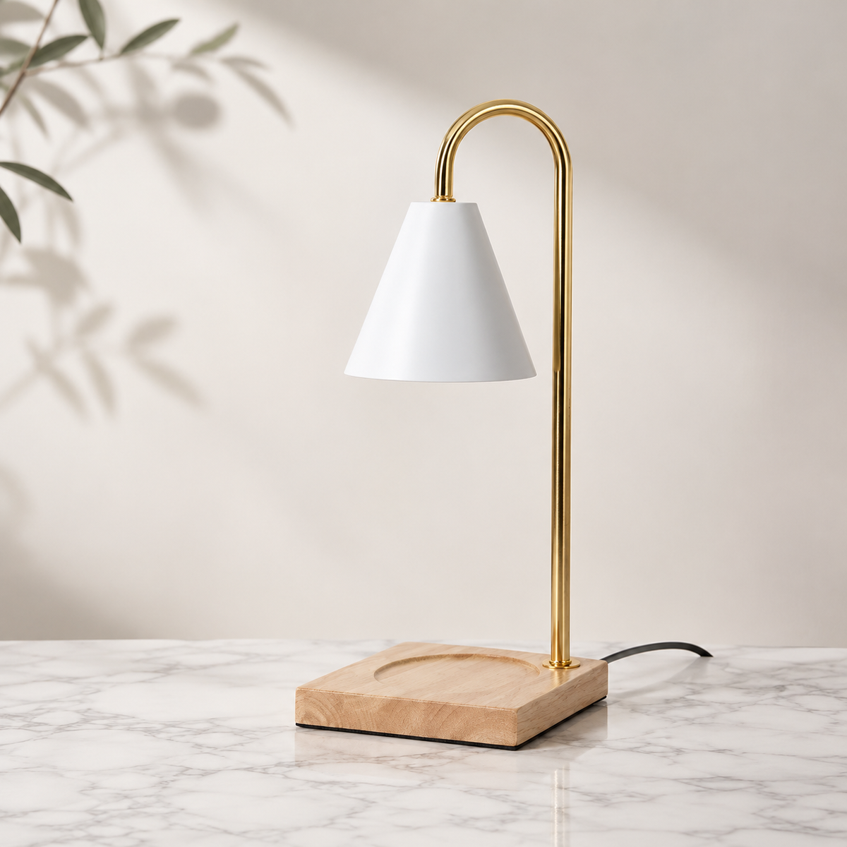 Retro Marble Aromatherapy Table Lamp — product view 3