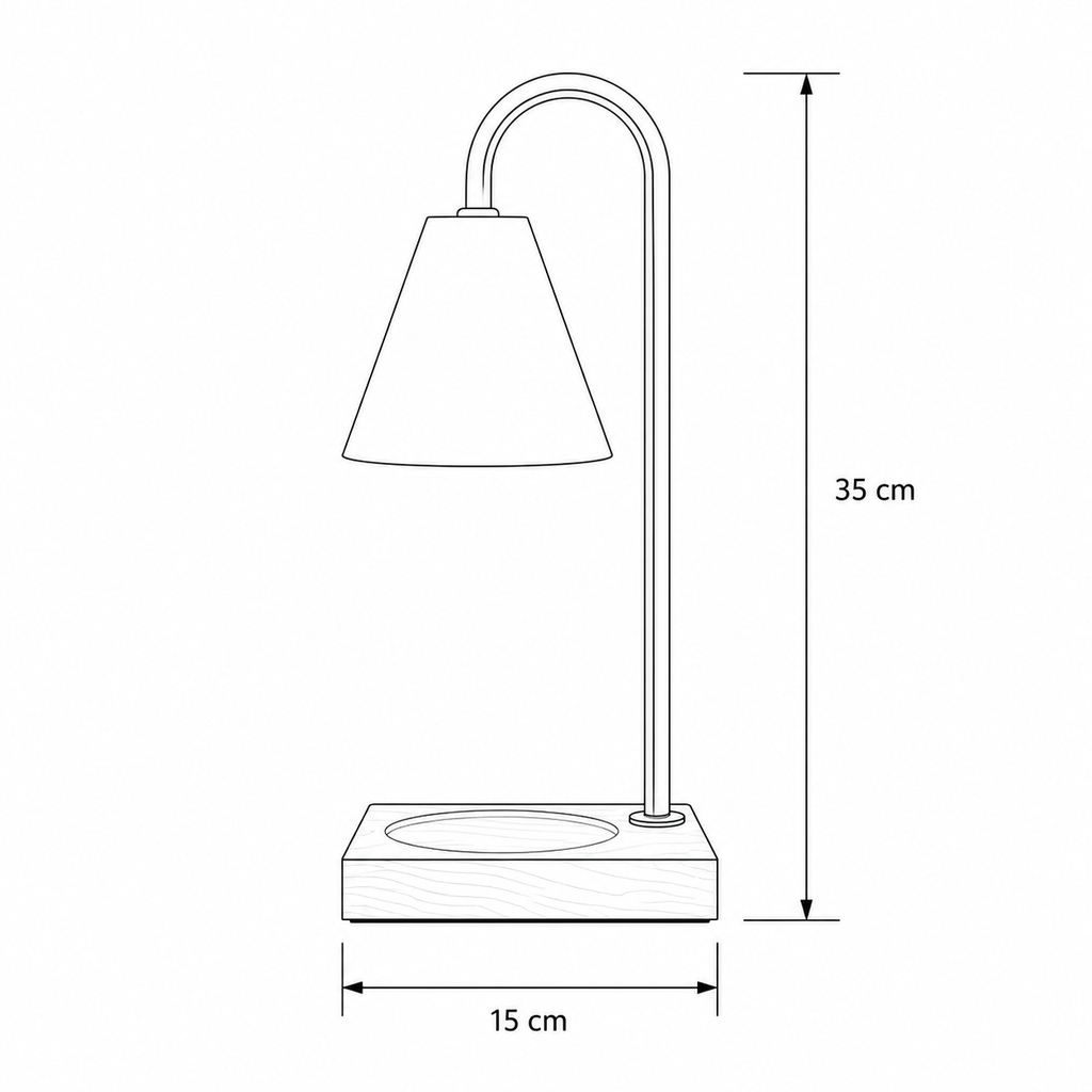 Retro Marble Aromatherapy Table Lamp — product view 5