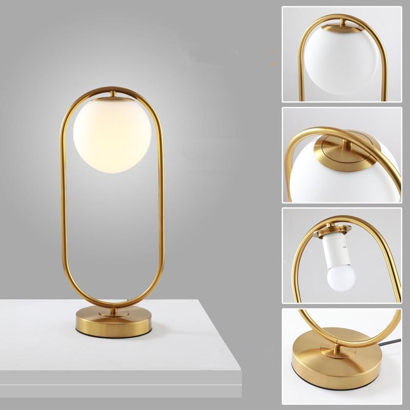Modern Glass Globe Table Lamp — product view 5