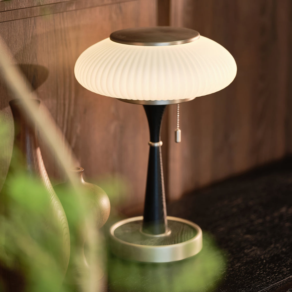 Modern Mushroom-Shaped Table Lamp with Minimalist Design — product view 4