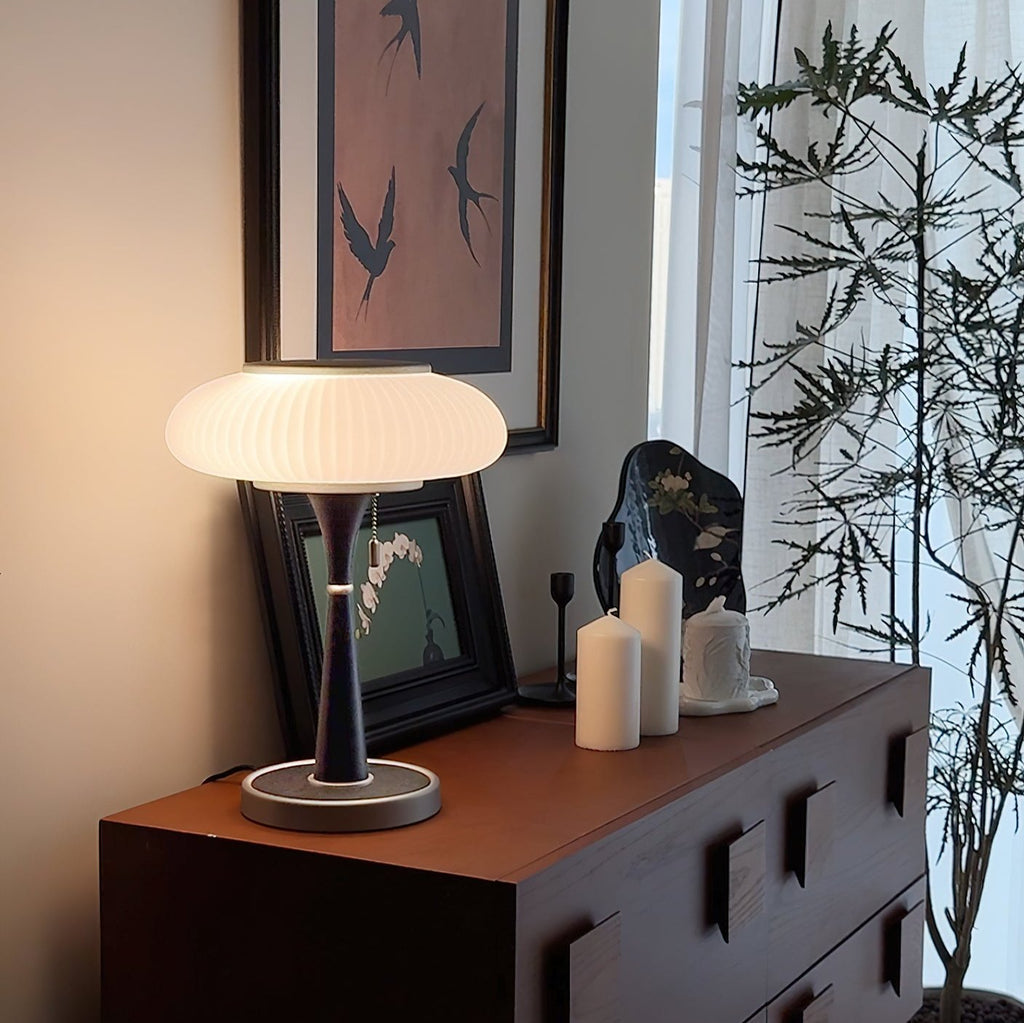 Modern Mushroom-Shaped Table Lamp with Minimalist Design — product view 7