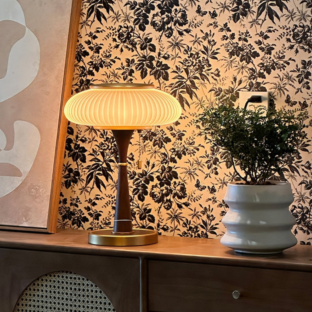 Modern Mushroom-Shaped Table Lamp with Minimalist Design — product view 9