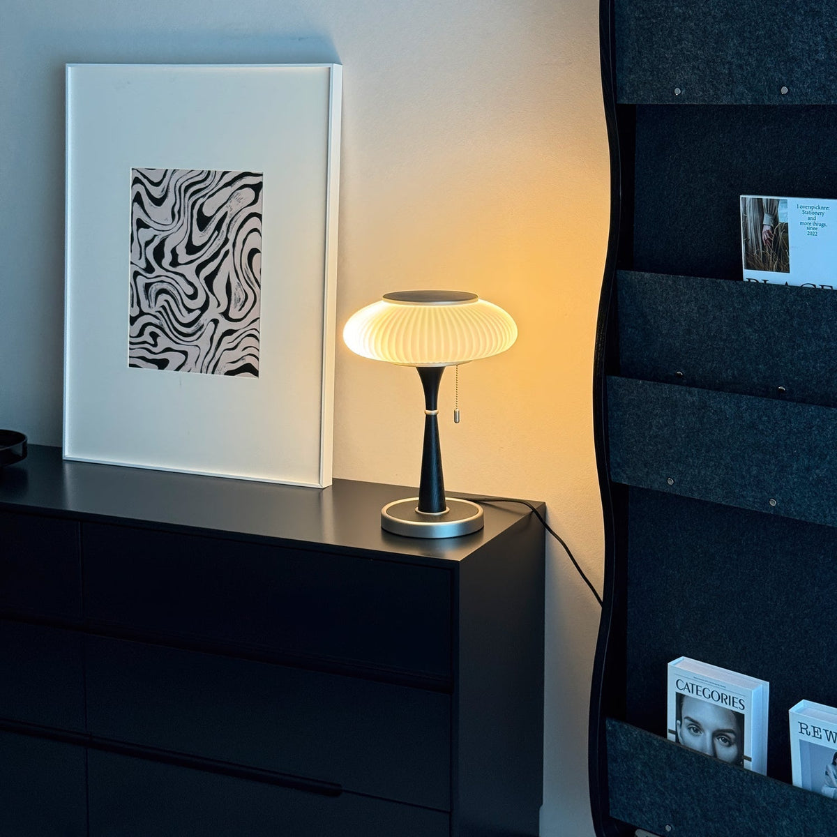 Modern Mushroom-Shaped Table Lamp with Minimalist Design — product view 11