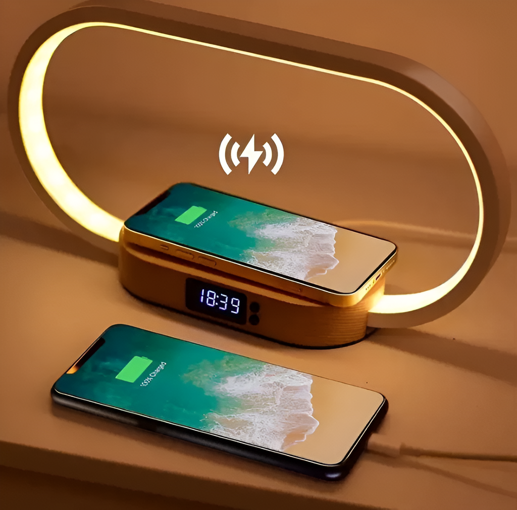 Multifunctional Night Light with Charger and Digital Clock — product view 2