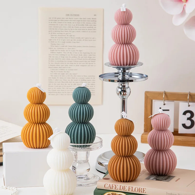 Creative Geometric Golf Ball Scented Candle — product view 4
