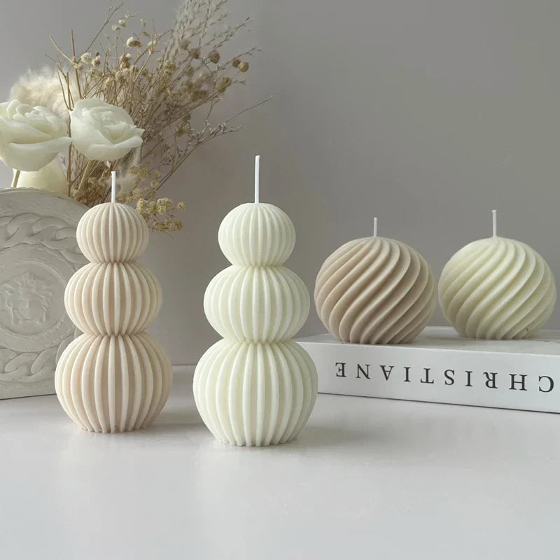 Creative Geometric Golf Ball Scented Candle — product view 5