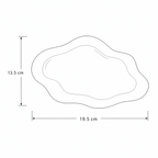 Elegant White Ceramic Jewelry Tray — product view 8
