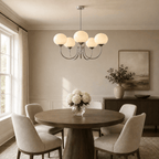 Modern Glass Globe Chandelier — product view 1