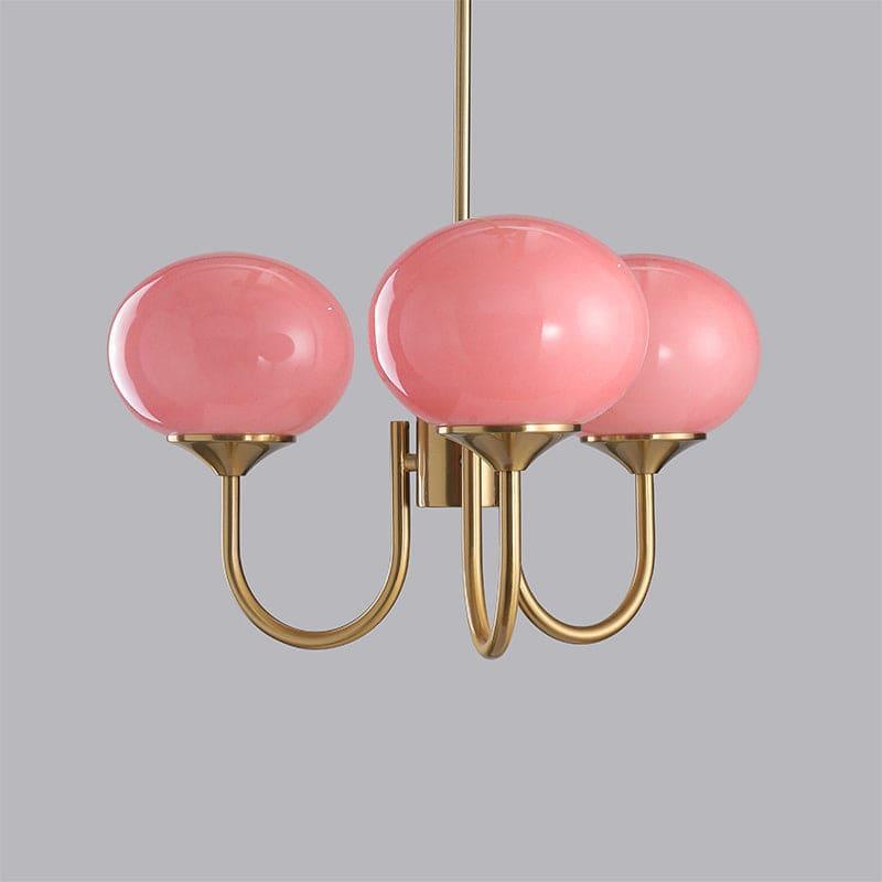 Modern Glass Globe Chandelier — product view 2