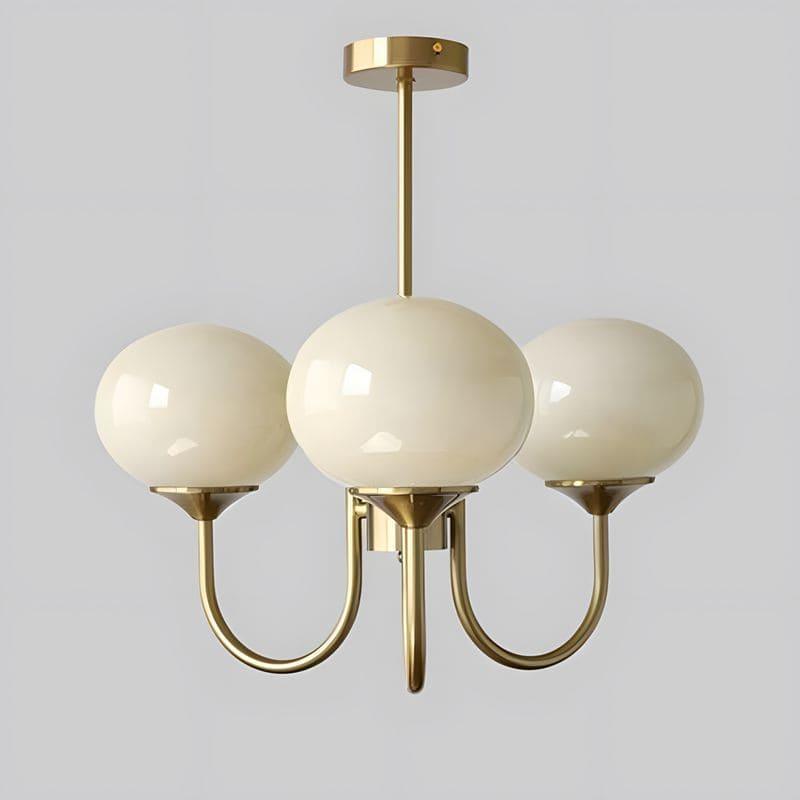 Modern Glass Globe Chandelier — product view 3