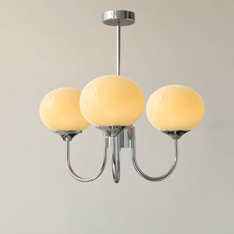 Modern Glass Globe Chandelier — product view 6