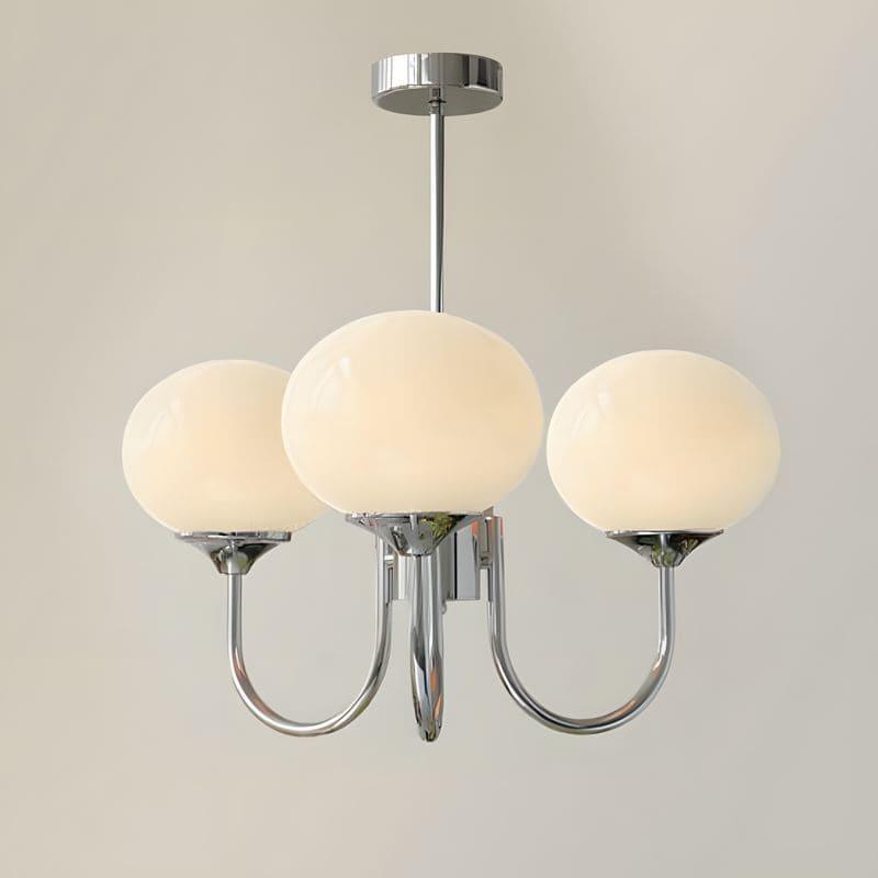 Modern Glass Globe Chandelier — product view 7