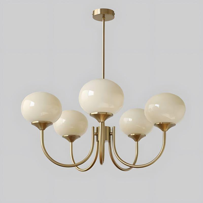 Modern Glass Globe Chandelier — product view 9