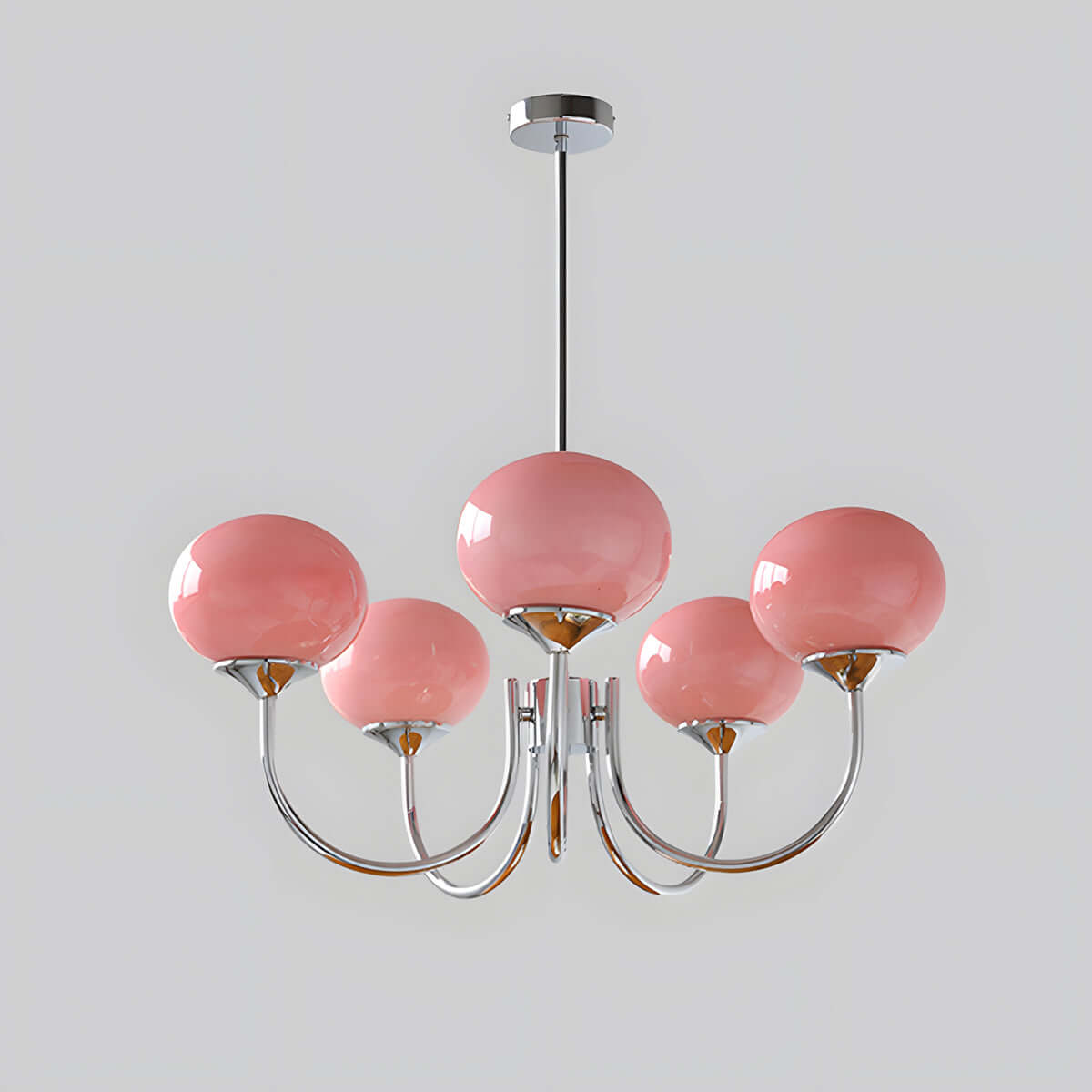 Modern Glass Globe Chandelier — product view 11