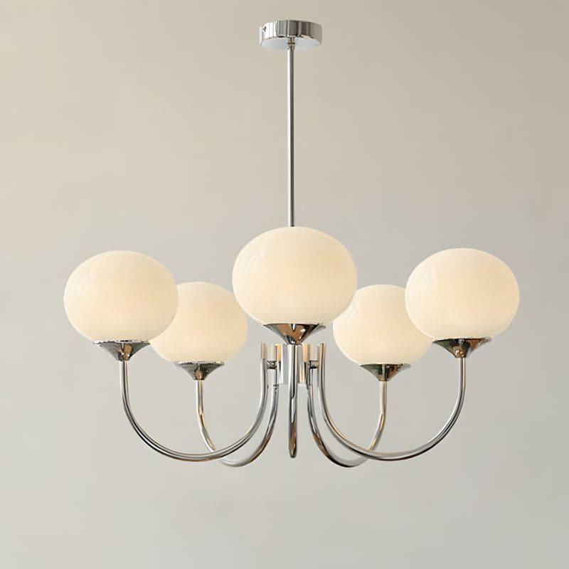 Modern Glass Globe Chandelier — product view 13