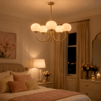 Modern Glass Globe Chandelier — product view 23