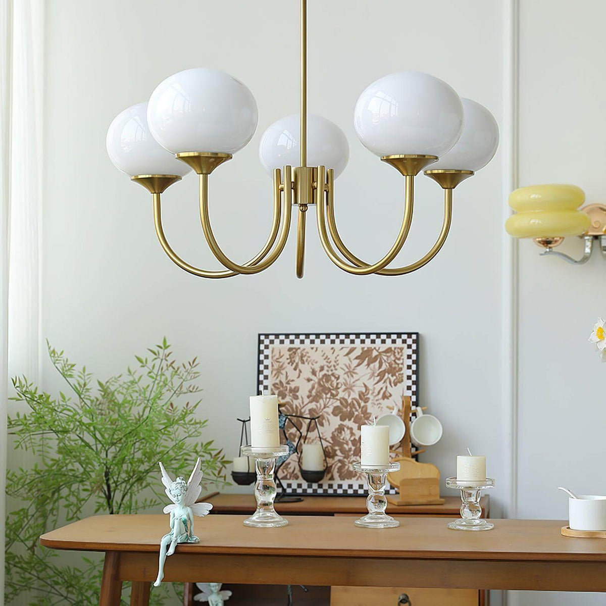 Modern Glass Globe Chandelier — product view 26