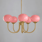 Modern Glass Globe Chandelier — product view 30